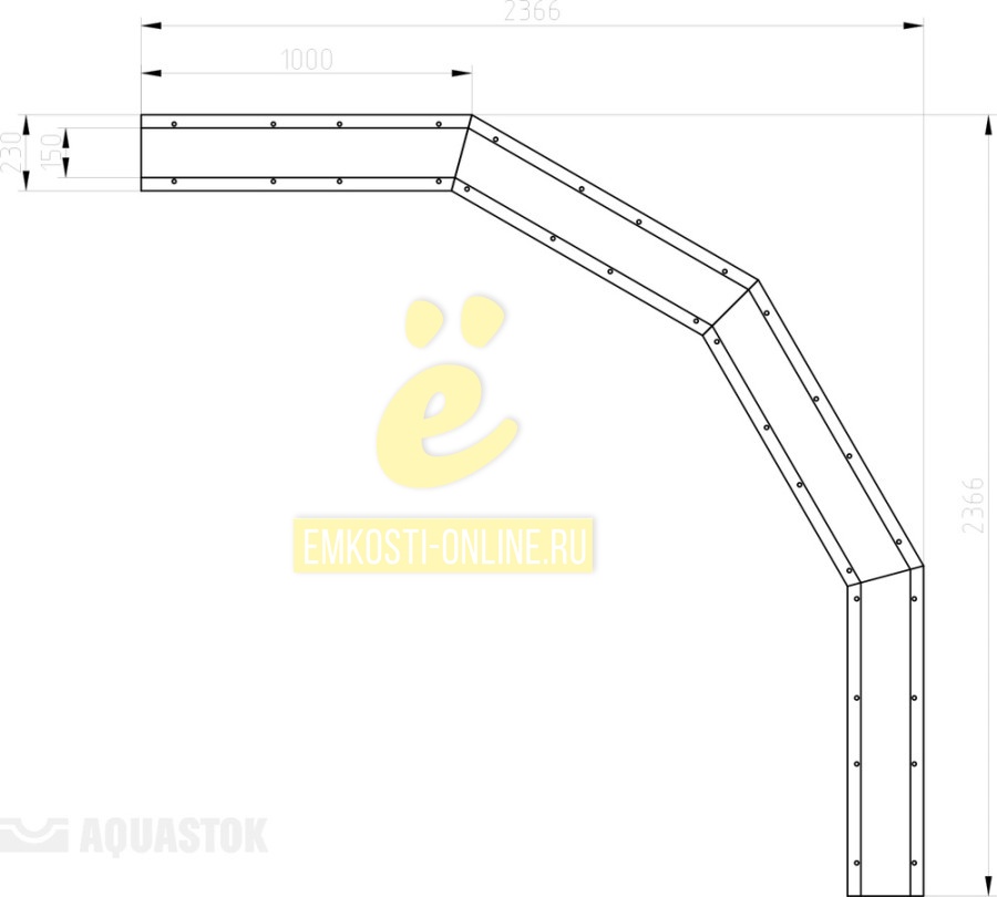 Комплект лотков ЛКБ Оptima 150 Тип 15